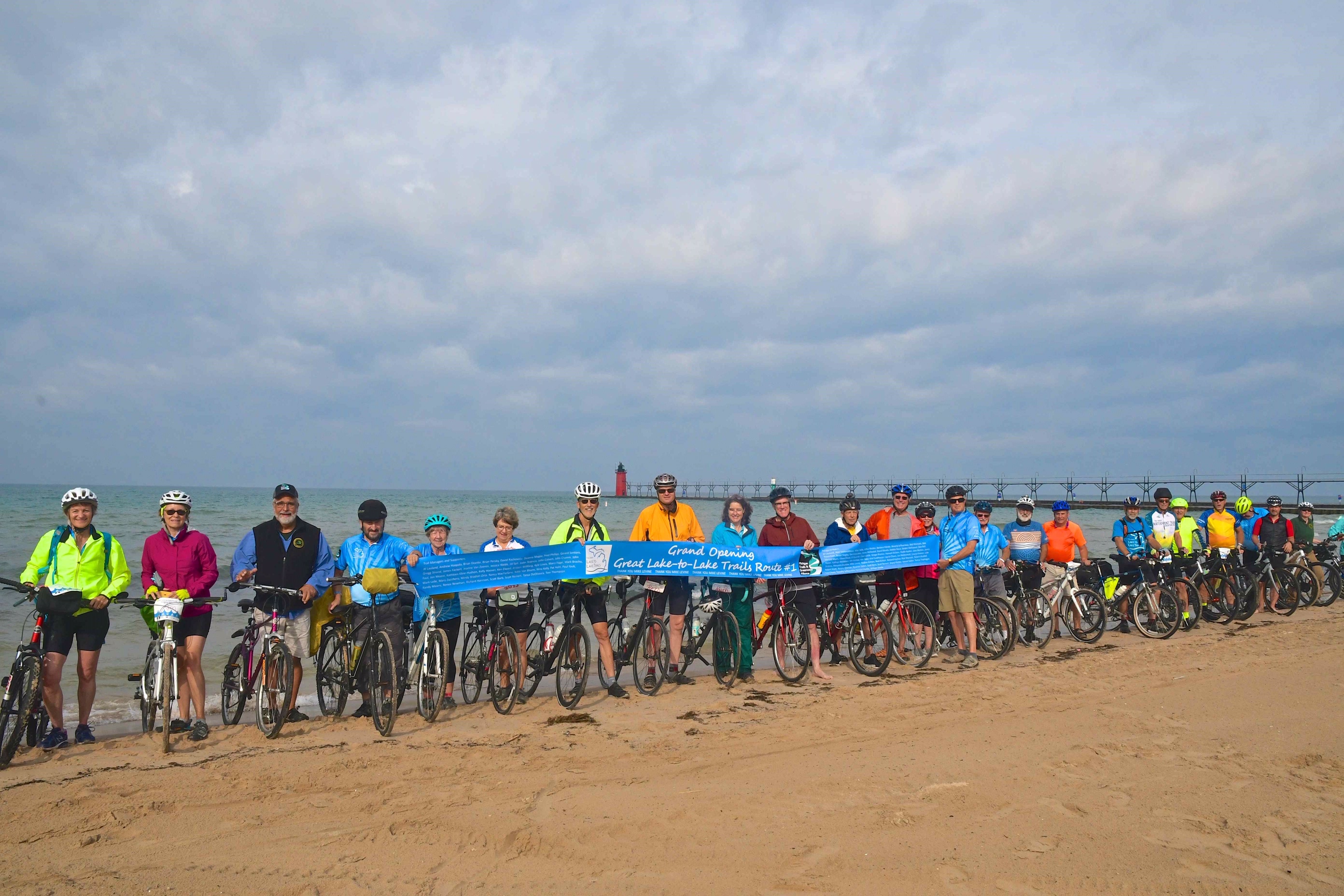 Grand opening of the Great Lake-to-Lake Trails Route #1